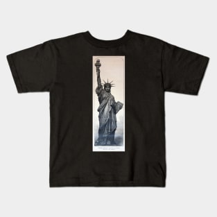 Statue of Liberty 1884 Kids T-Shirt